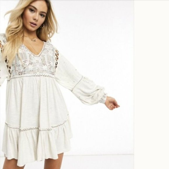 Free People Embroidered Tunic XS NWT - Picture 7 of 14